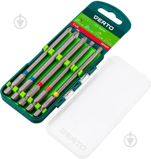 Набор бит Verto 5 шт. 66H604 - фото 1