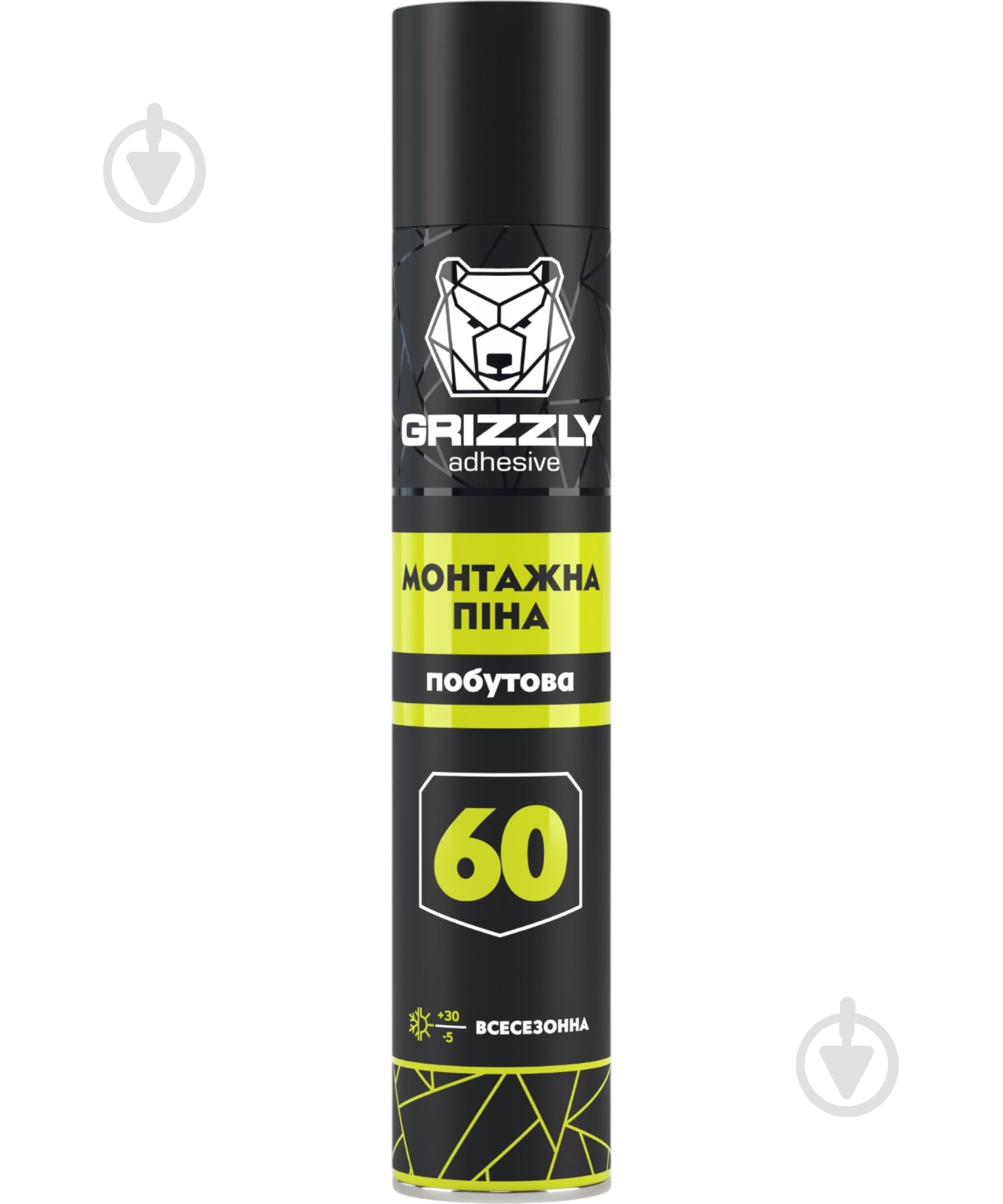 Пена монтажная Grizzly бытовая 800 мл - фото 1 Пена монтажная Grizzly бытовая 800 мл - фото 1