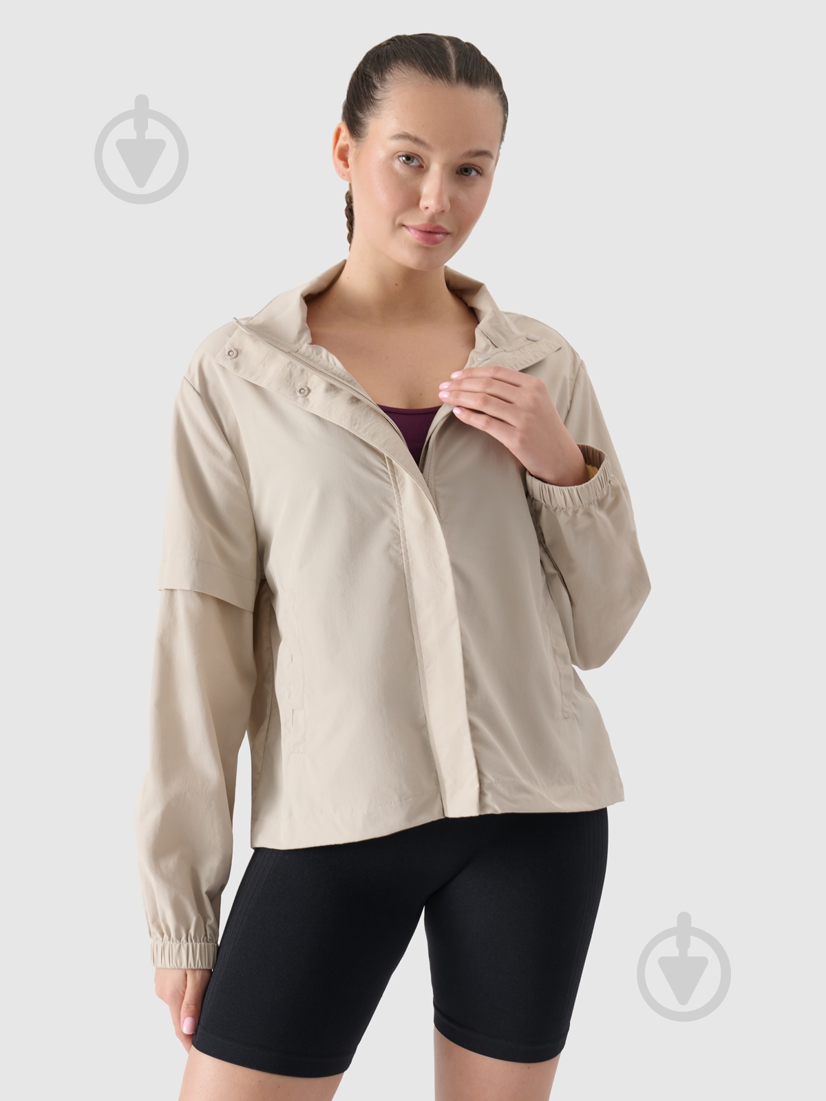 Куртка женская 4F JACKET F190 4FWSS25TJACF190-83S р.2XL бежевая - фото 1 Куртка женская 4F JACKET F190 4FWSS25TJACF190-83S р.2XL бежевая - фото 1