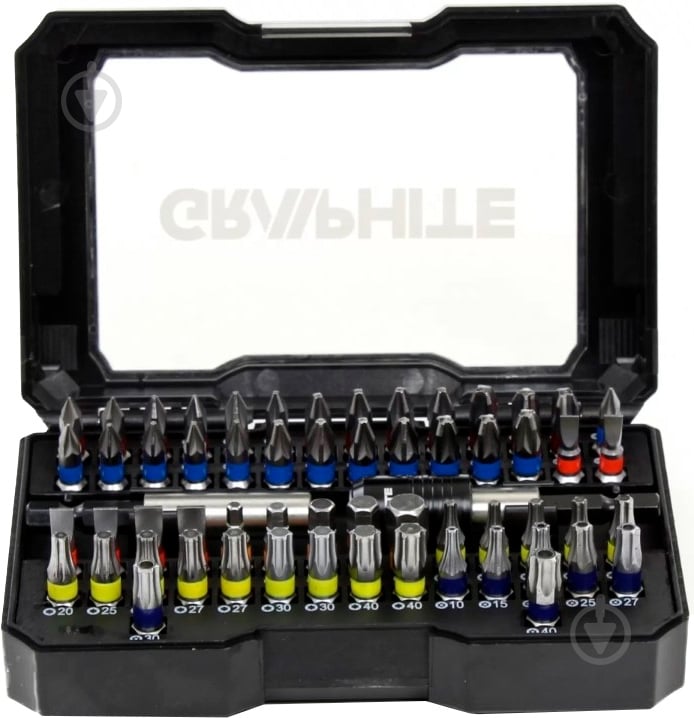 Набор бит GRAPHITE 2 держателя 60 шт. 56H600 - фото 2