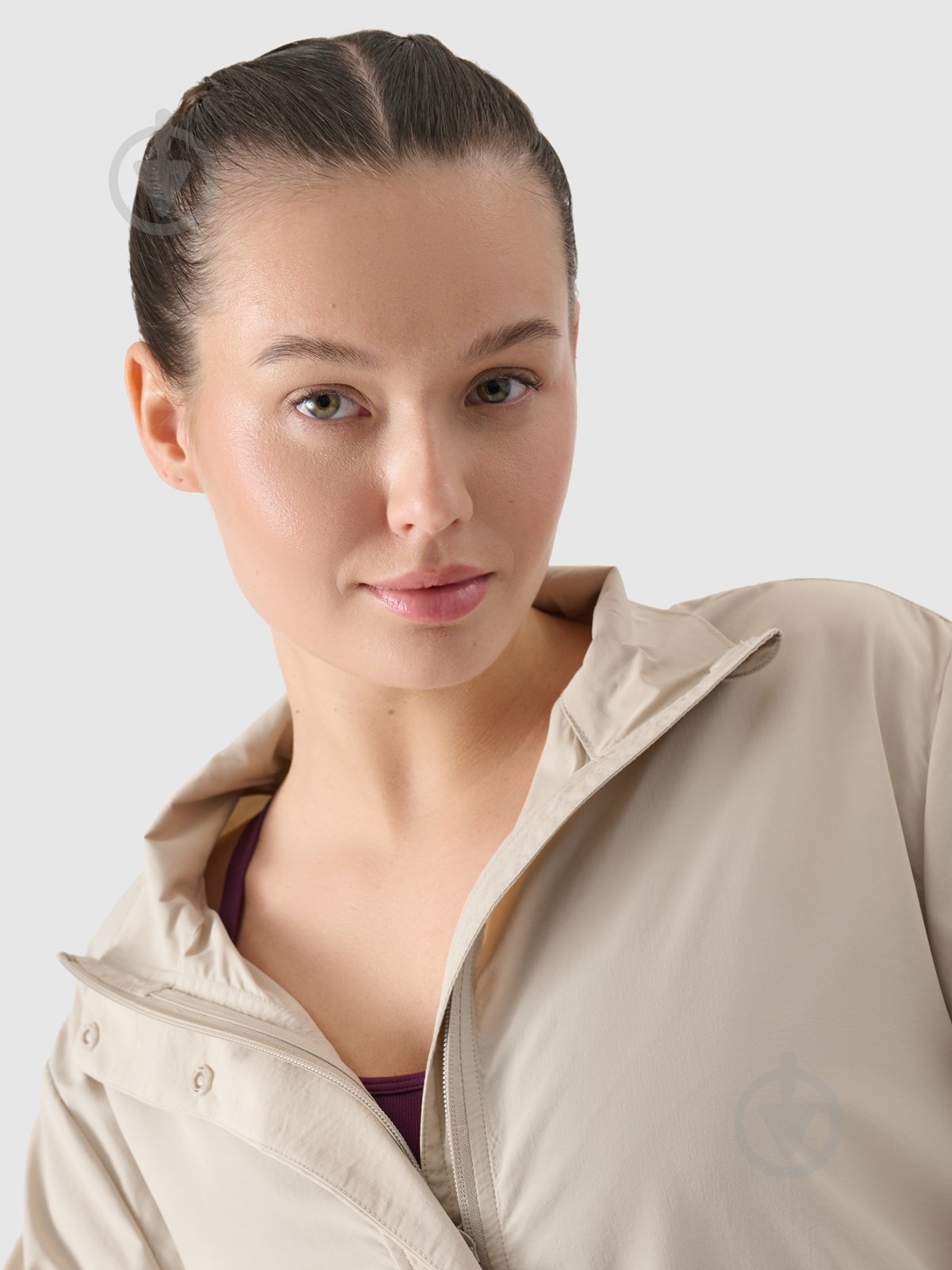 Куртка женская 4F JACKET F190 4FWSS25TJACF190-83S р.XL бежевая - фото 4 Куртка женская 4F JACKET F190 4FWSS25TJACF190-83S р.XL бежевая - фото 4