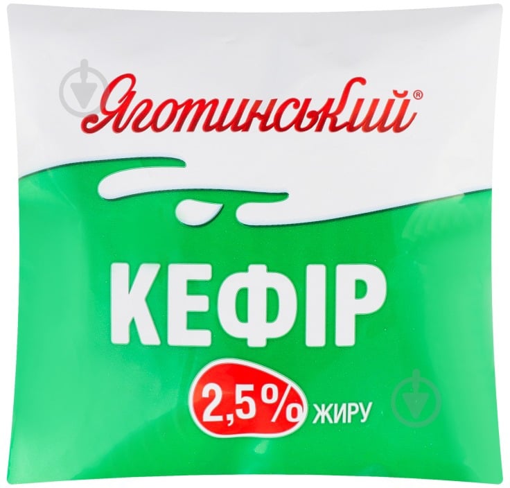 Кефир Яготинське 2,5% 400 г - фото 1 Кефир Яготинське 2,5% 400 г - фото 1