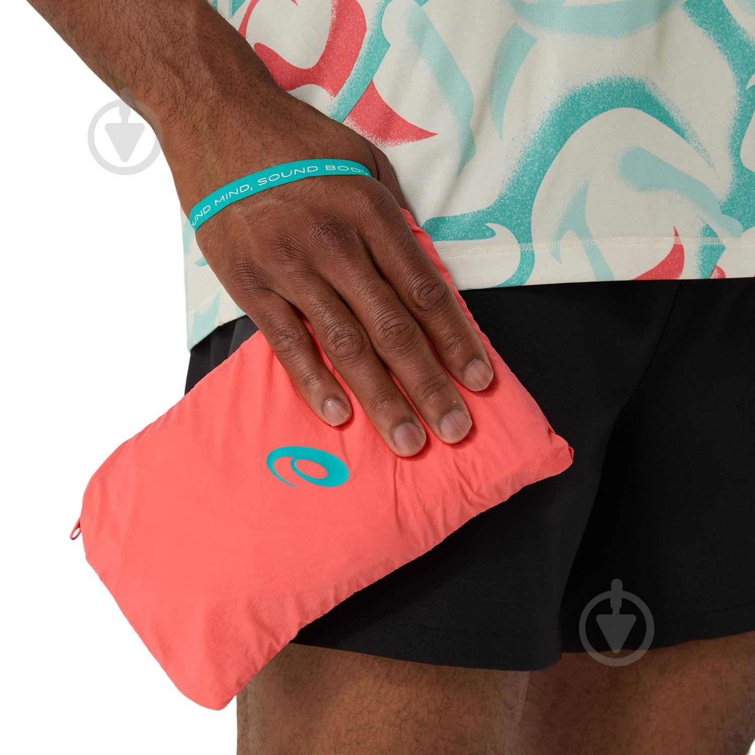 Куртка мужская Asics ROAD PACKABLE JACKET 2011D084-700 р.M оранжевая - фото 9