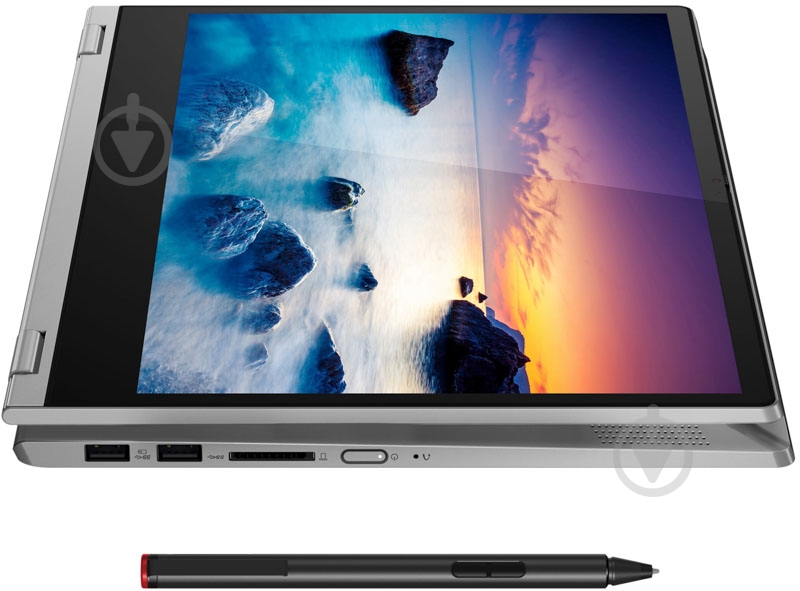 Ноутбук Lenovo IdeaPad C340 14" (81N400MNRA) platinum grey - фото 6