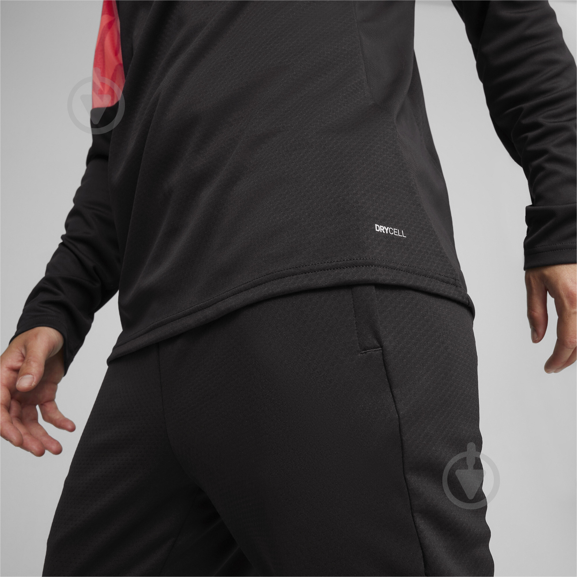 Джемпер Puma INDIVIDUALFINAL FF. 1/4 ZIP-TOP 65926257 р.M черный - фото 4