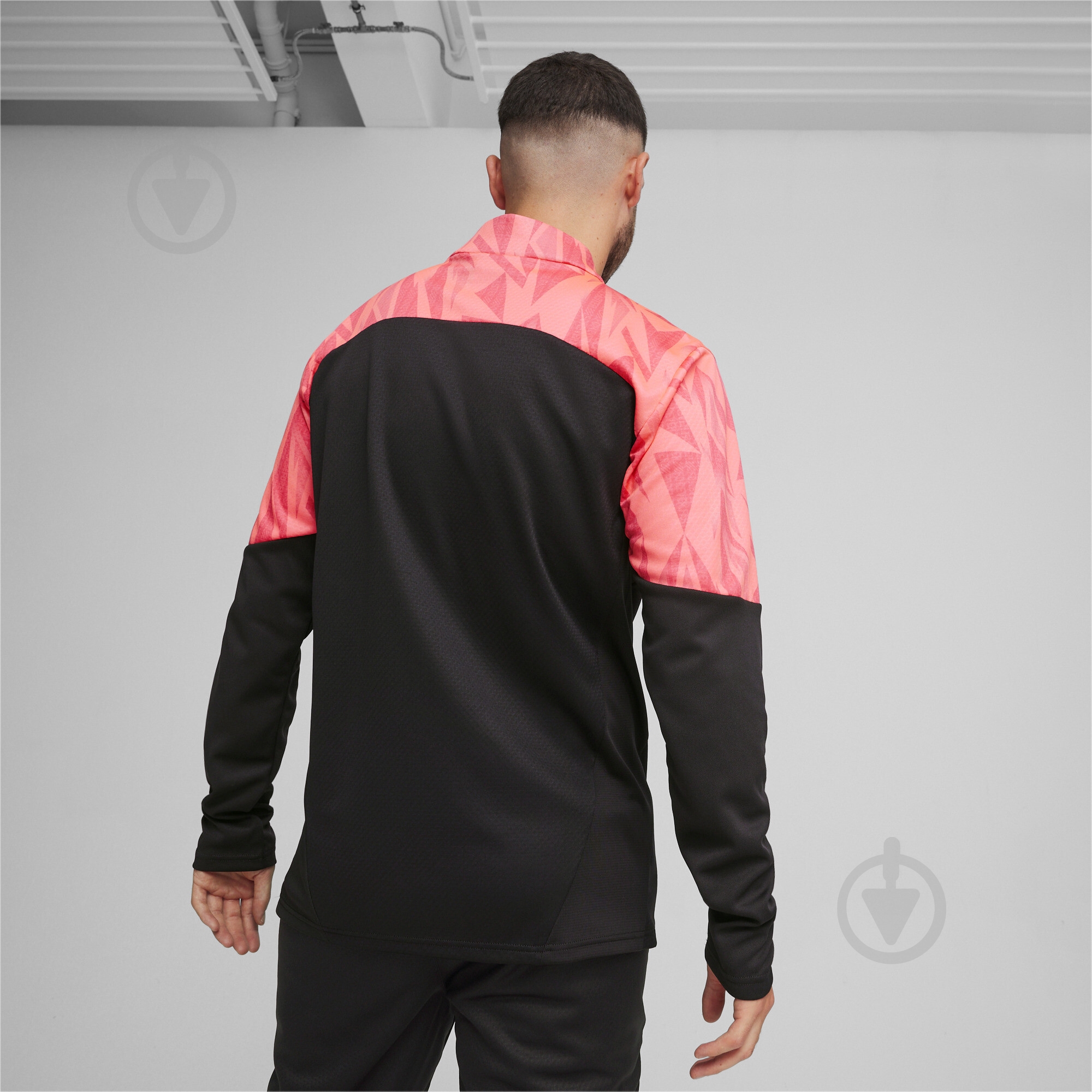 Джемпер Puma INDIVIDUALFINAL FF. 1/4 ZIP-TOP 65926257 р.M черный - фото 5