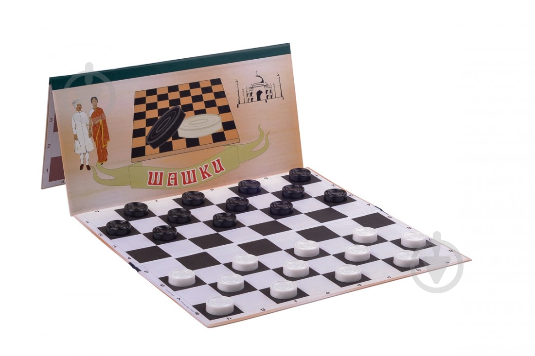 Игра настольная Доска для шашек/шахмат 39632 - фото 2