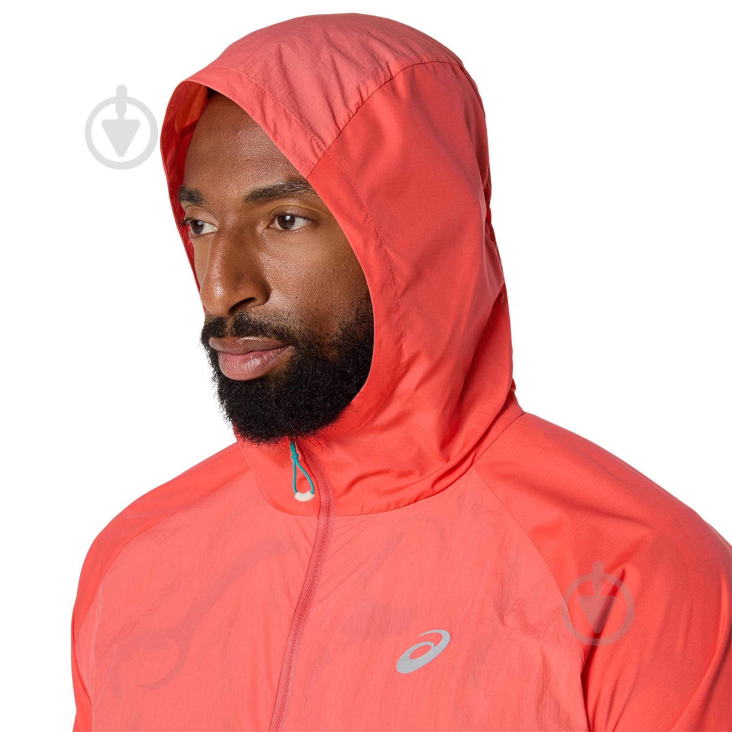 Куртка мужская Asics ROAD PACKABLE JACKET 2011D084-700 р.S оранжевая - фото 7