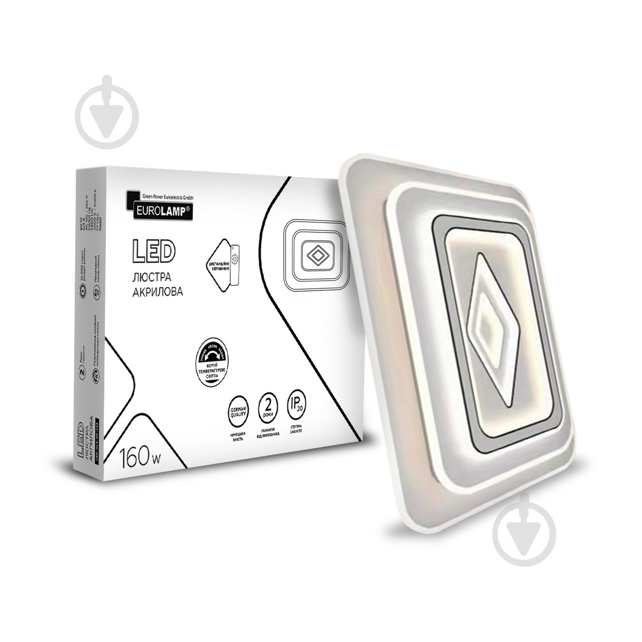 Світильник світлодіодний Eurolamp 160 Вт білий 3000-6500 К LED-ALS-160-A66 - фото 1