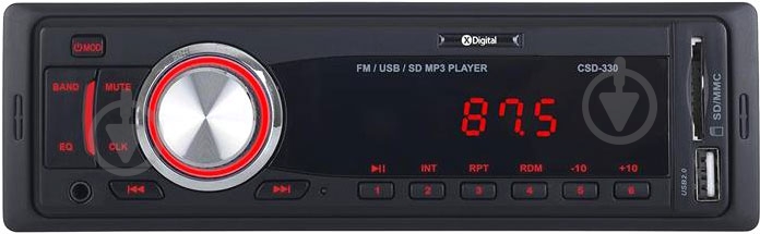 Автомагнитола X-Digital CSD-330R - фото 1