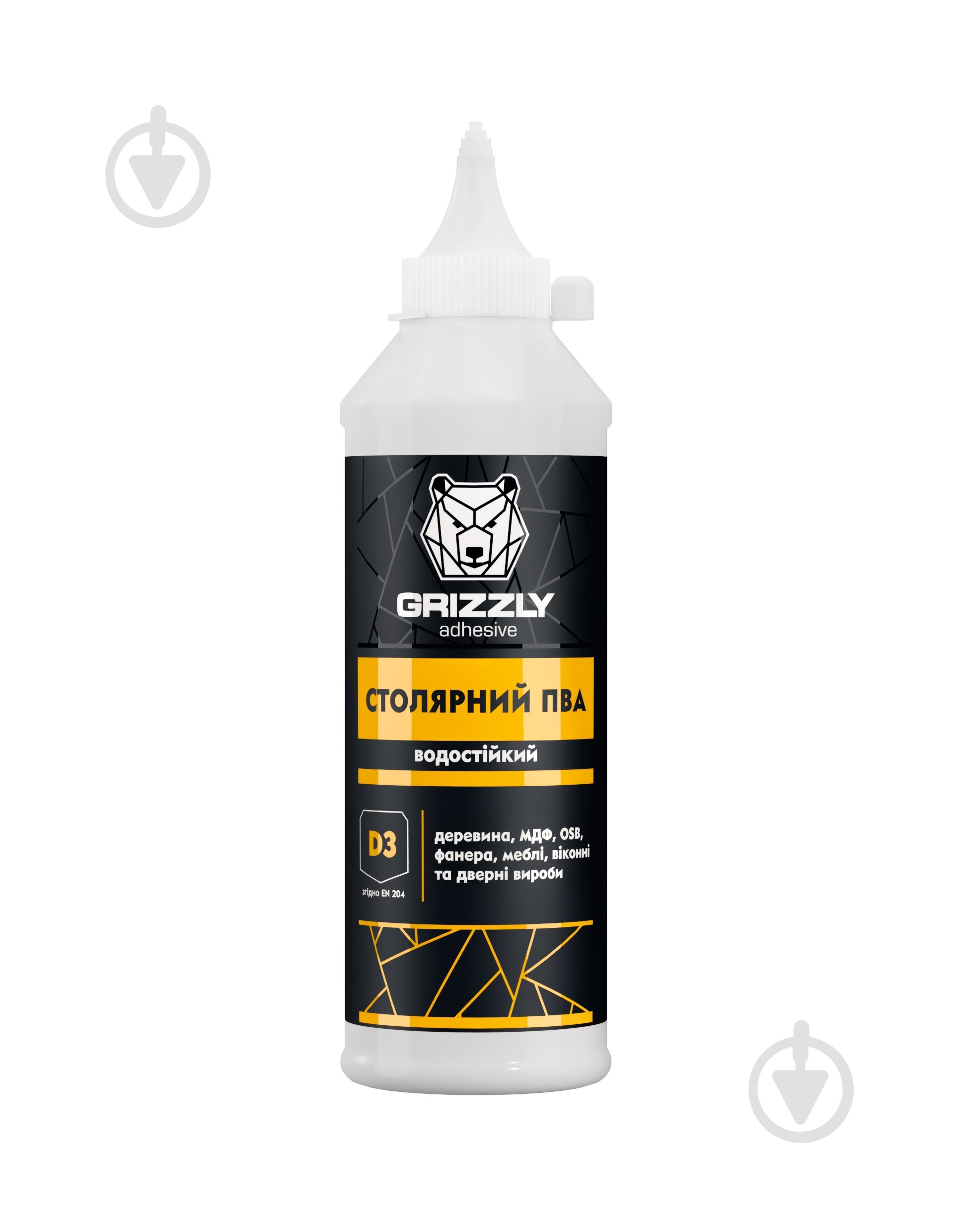 Клей ПВА Grizzly столярный водостойкий 0,5кг - фото 1 Клей ПВА Grizzly столярный водостойкий 0,5кг - фото 1