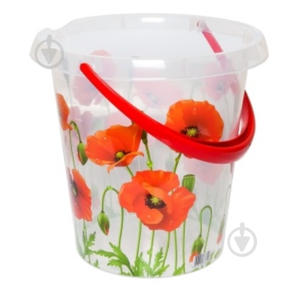 Ведро обычное Irak Plastik Маки SK150 12 л прозрачный - фото 1 Ведро обычное Irak Plastik Маки SK150 12 л прозрачный - фото 1