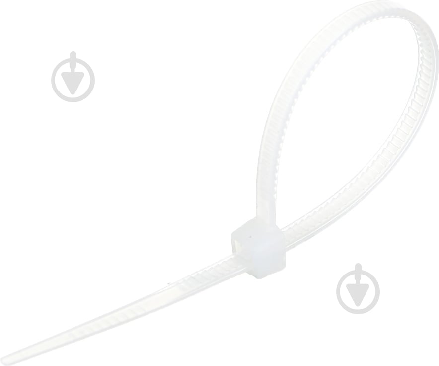 Стяжка для кабеля UP! (Underprice) 2.5х100 мм 100 шт. белый - фото 1