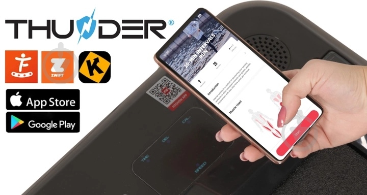 Беговая дорожка Thunder Race Black - фото 12