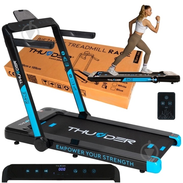 Беговая дорожка Thunder Race Black - фото 13
