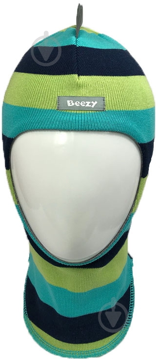 Шапка Beezy р.2 1715/35 темно-синий/бирюзовый - фото 2