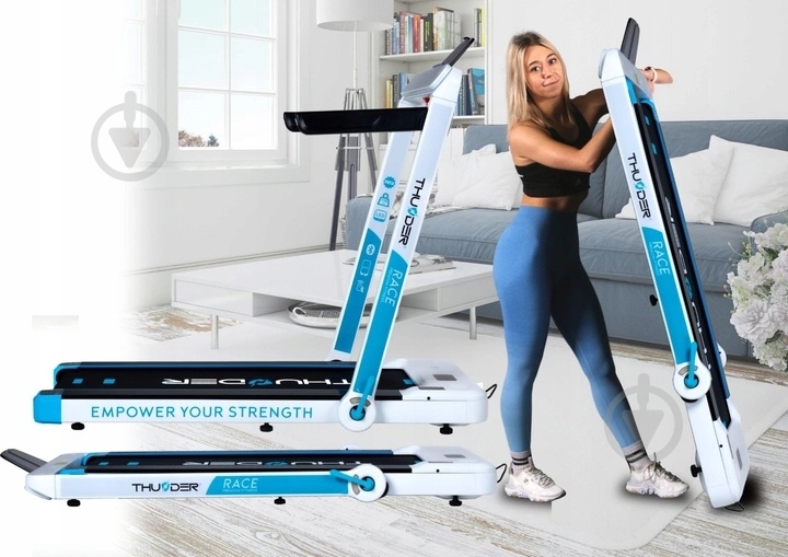 Беговая дорожка Thunder Race White - фото 8 Беговая дорожка Thunder Race White - фото 8