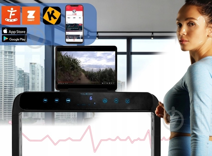 Беговая дорожка Thunder Race White - фото 12 Беговая дорожка Thunder Race White - фото 12