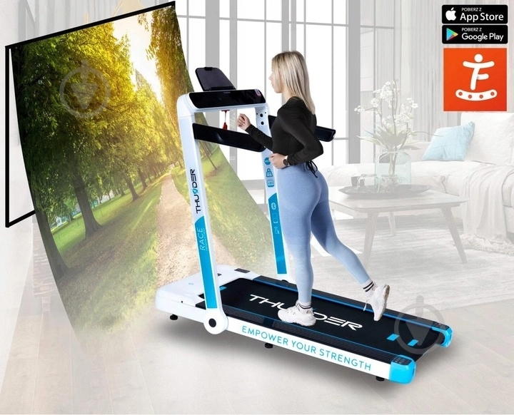 Беговая дорожка Thunder Race White - фото 13 Беговая дорожка Thunder Race White - фото 13