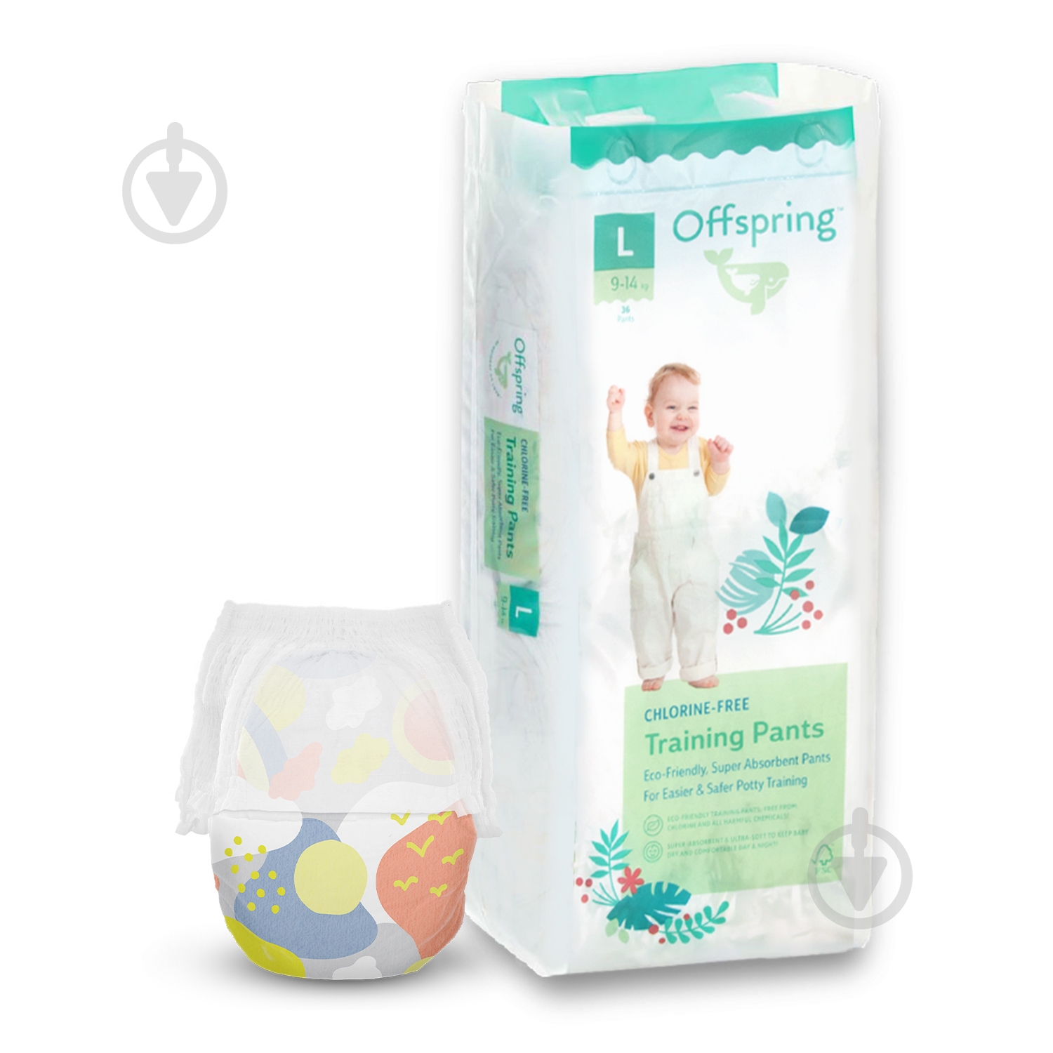 Подгузники-трусики Offspring Skye L 9-15 кг 36 шт. - фото 1