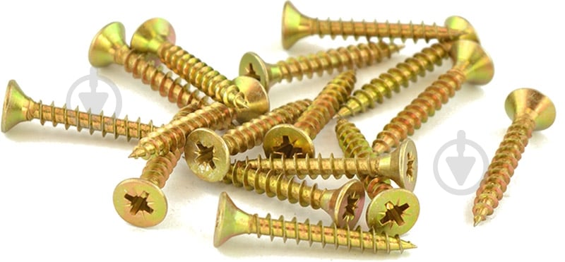 Шуруп универсальный потайная головка Expert Fix ЦЖ 5x35 мм желтый цинк вес (74532 ) - фото 1