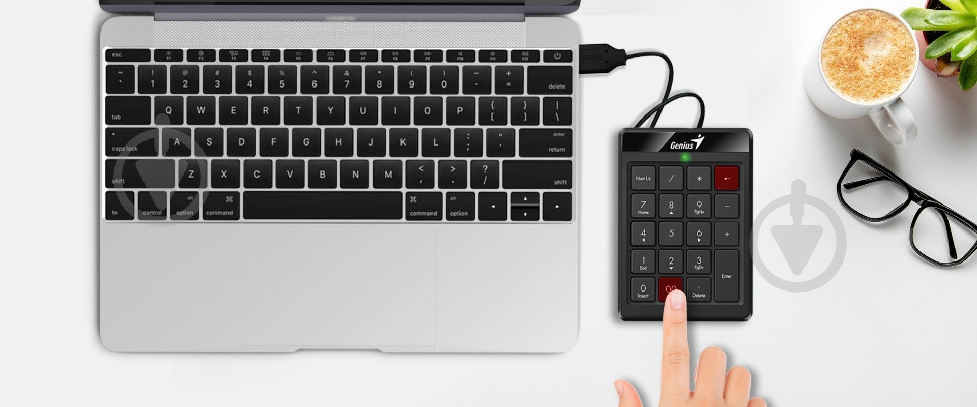 Клавіатура Genius NumPad-110 USB (31300016400) black - фото 6