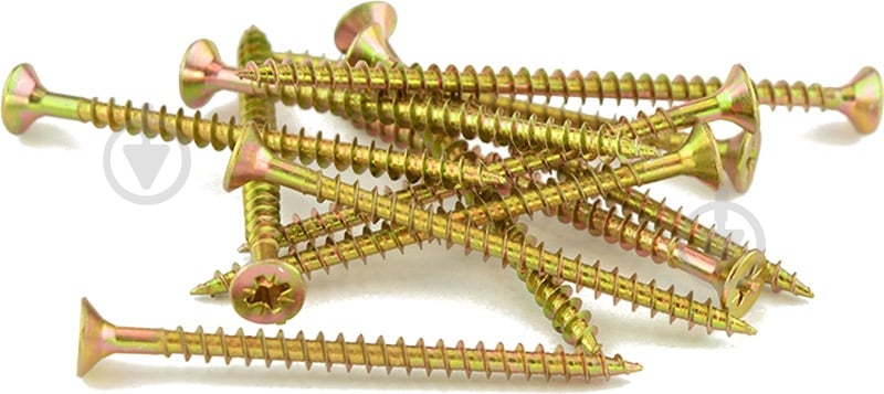 Шуруп универсальный потайная головка Expert Fix ЦЖ 5x70 мм желтый цинк вес (74536 ) - фото 1