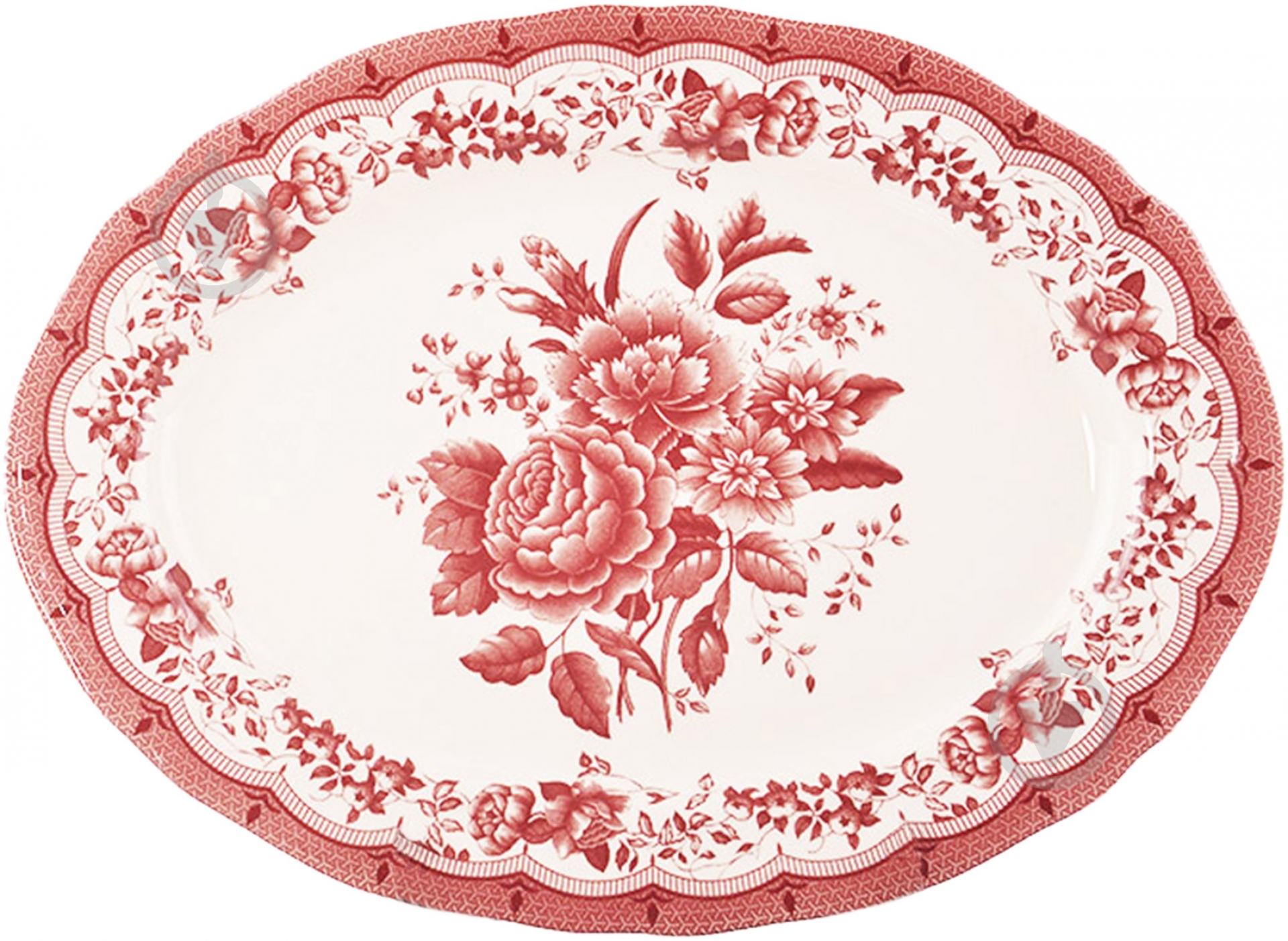 Блюдо Claytan Ceramics Victoria Pink 36 см 910-065 - фото 1