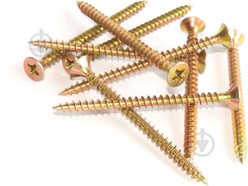 Шуруп універсальний потайна головка Expert Fix ЦЖ 6x80 мм жовтий цинк вага (74541 ) - фото 1 Шуруп універсальний потайна головка Expert Fix ЦЖ 6x80 мм жовтий цинк вага (74541 ) - фото 1