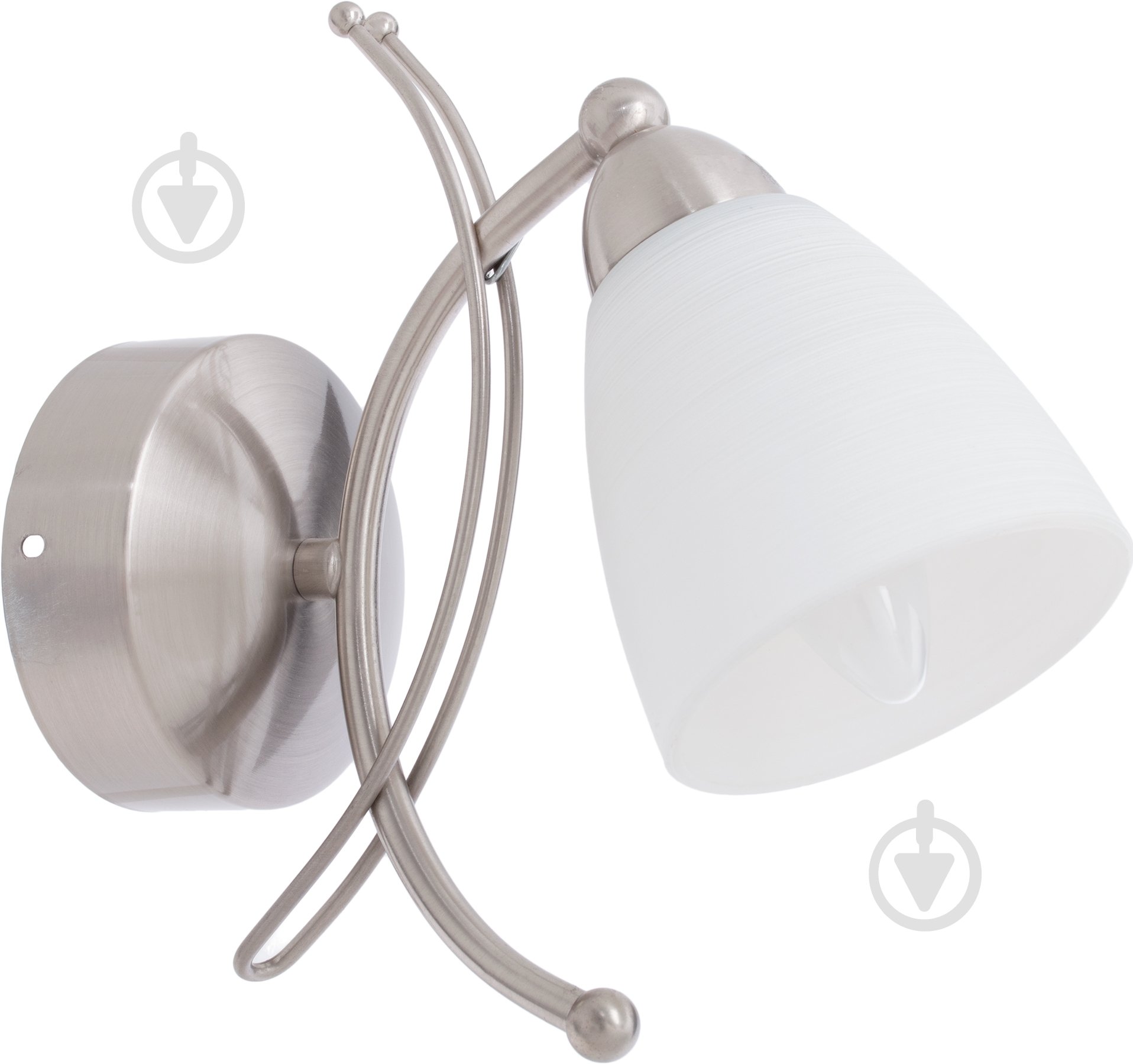 Бра Globo BRACARA 1x40 Вт E14 белый 60202W - фото 1