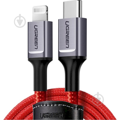 Кабель UGREEN US298 USB 2.0 Type-C to Lightning 1 м (20309) - фото 1 Кабель UGREEN US298 USB 2.0 Type-C to Lightning 1 м (20309) - фото 1