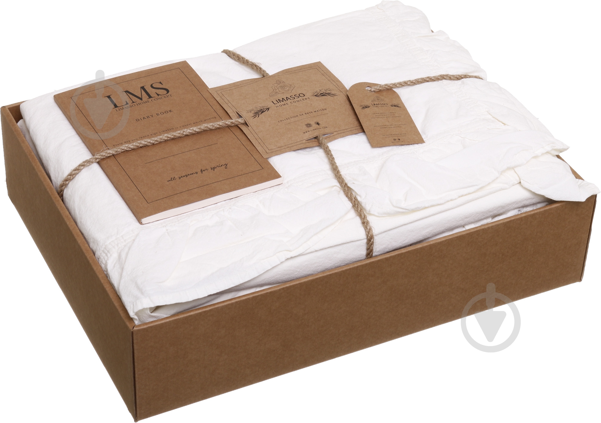 Комплект постельного белья 2.0 молочный Limasso - фото 2