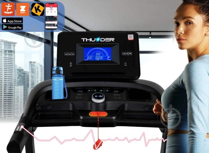 Беговая дорожка Thunder Core-S Black - фото 13 Беговая дорожка Thunder Core-S Black - фото 13