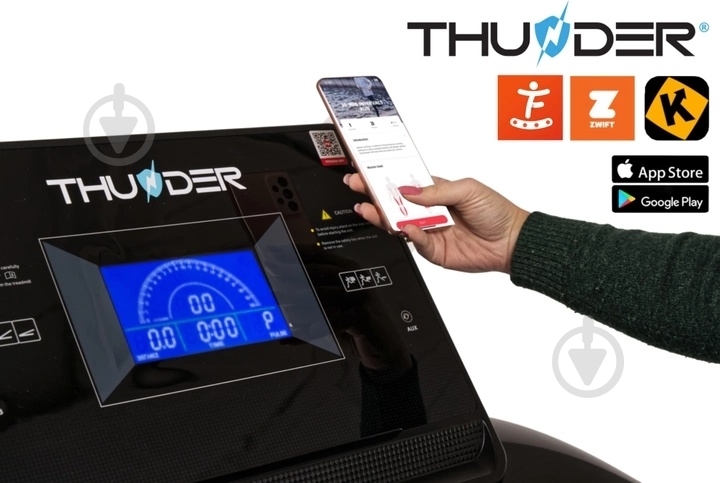 Беговая дорожка Thunder Flex-DS Black - фото 11