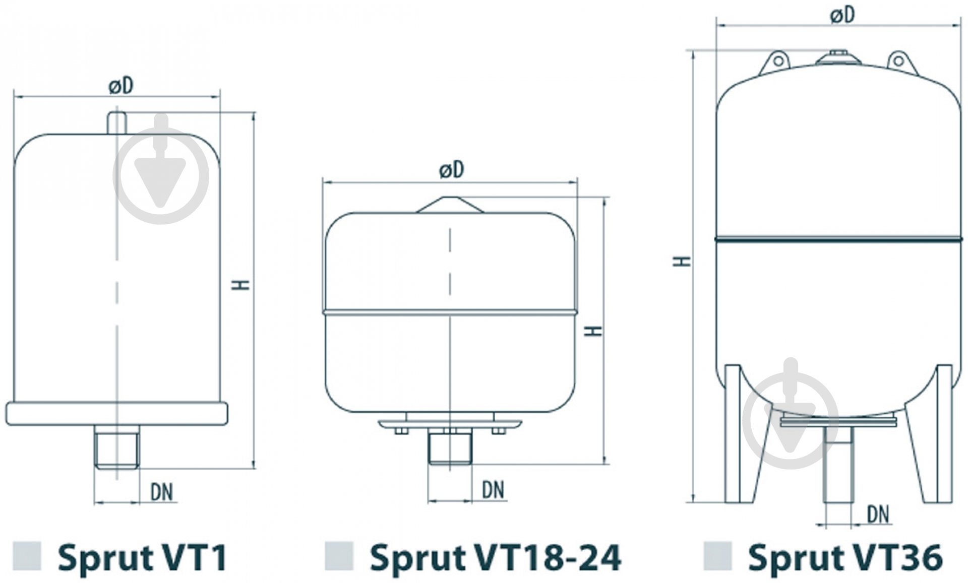Бак расширительный Sprut VT 5L - фото 2 Бак расширительный Sprut VT 5L - фото 2