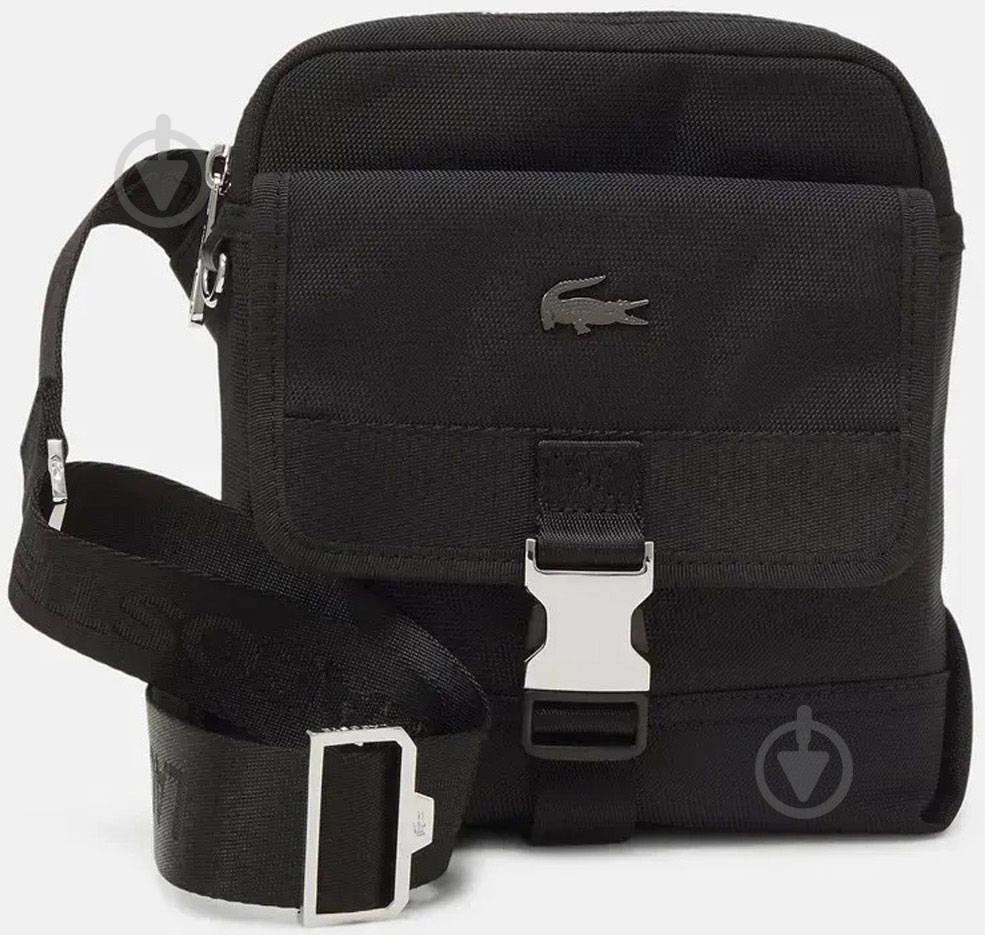 Сумка через плечо Lacoste NH4594KO-000 черный - фото 1 Сумка через плечо Lacoste NH4594KO-000 черный - фото 1