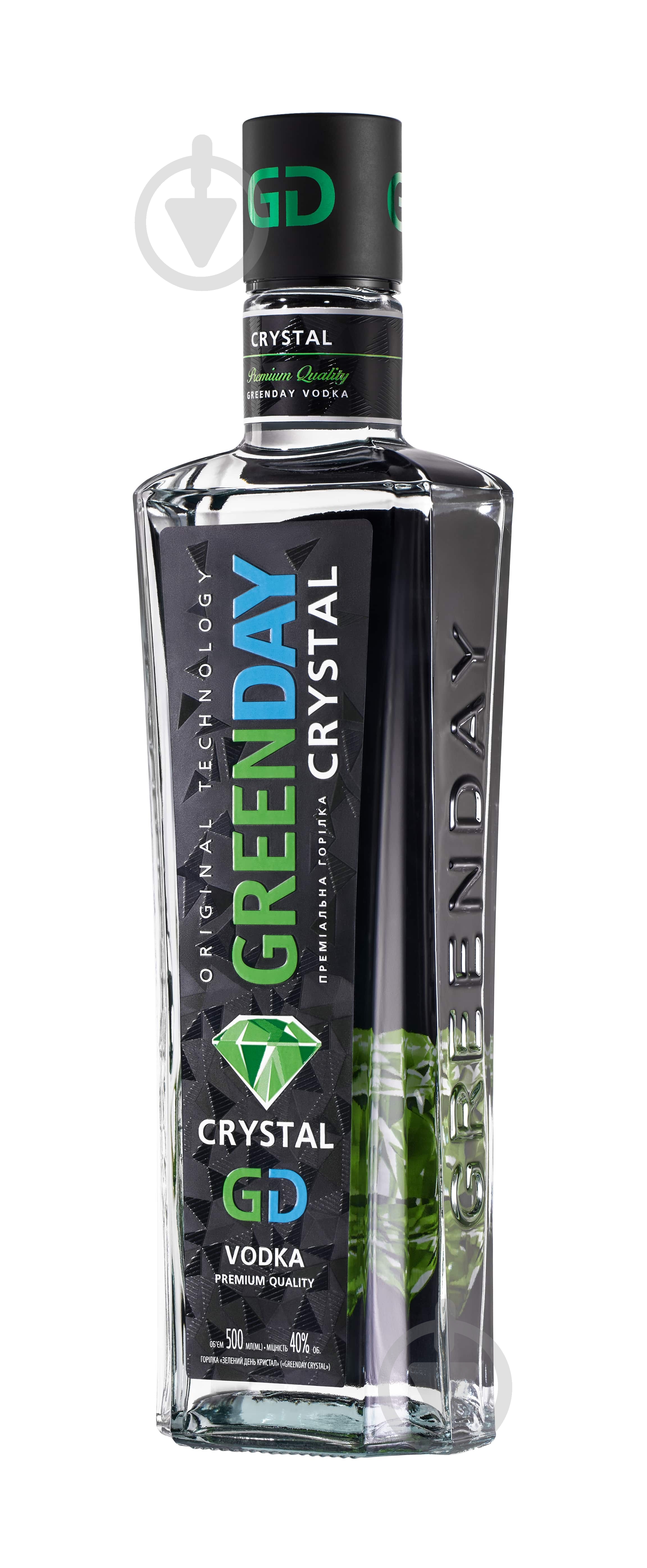 Водка Green Day Crystal 0,7 л - фото 1 Водка Green Day Crystal 0,7 л - фото 1