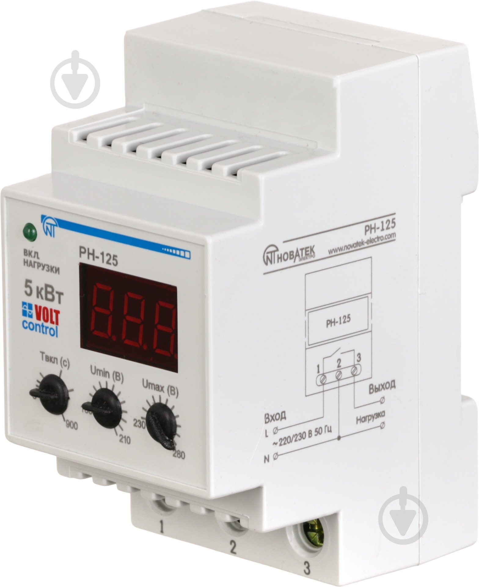 Реле напряжения Volt Control РН-125 - фото 3 Реле напряжения Volt Control РН-125 - фото 3