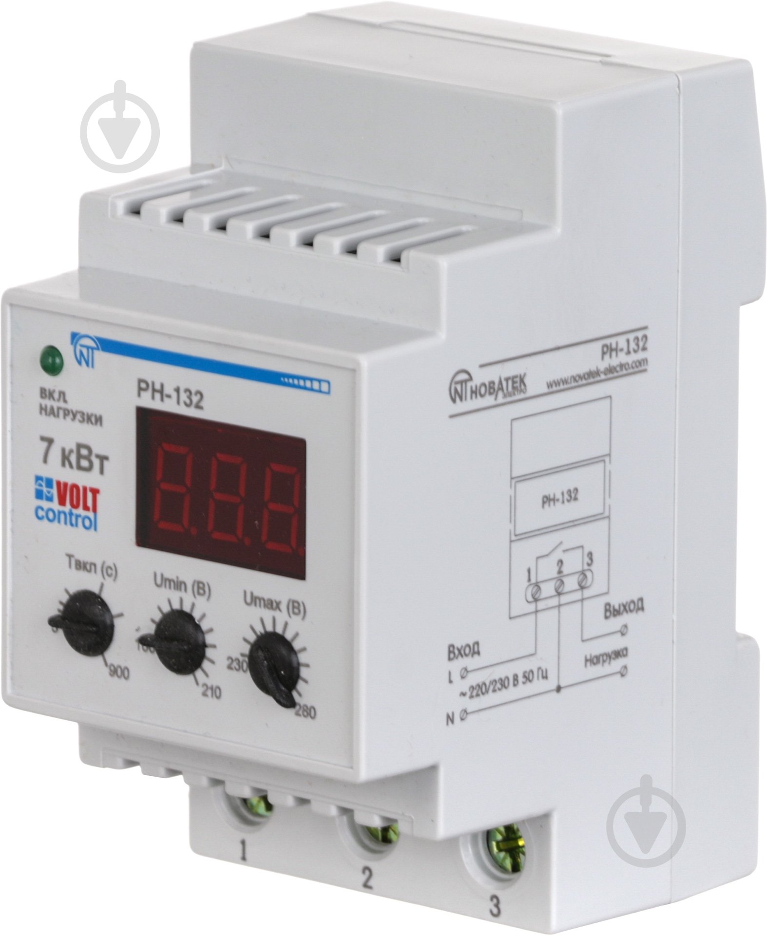 Реле напряжения Volt Control РН-132 - фото 3 Реле напряжения Volt Control РН-132 - фото 3