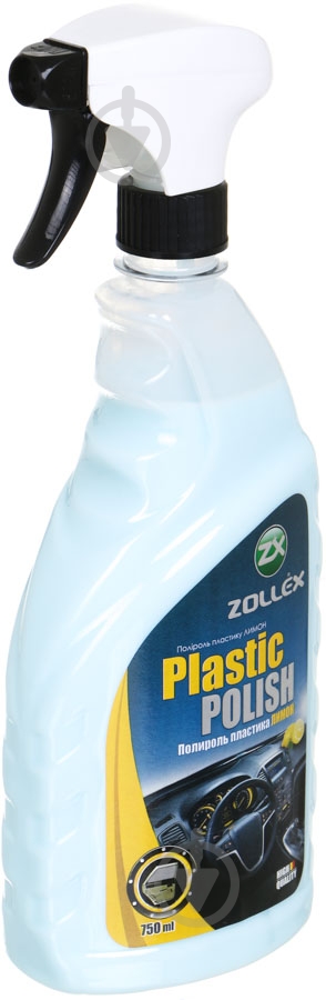 Полироль пластика Zollex ML75VA лимон 750 мл - фото 2