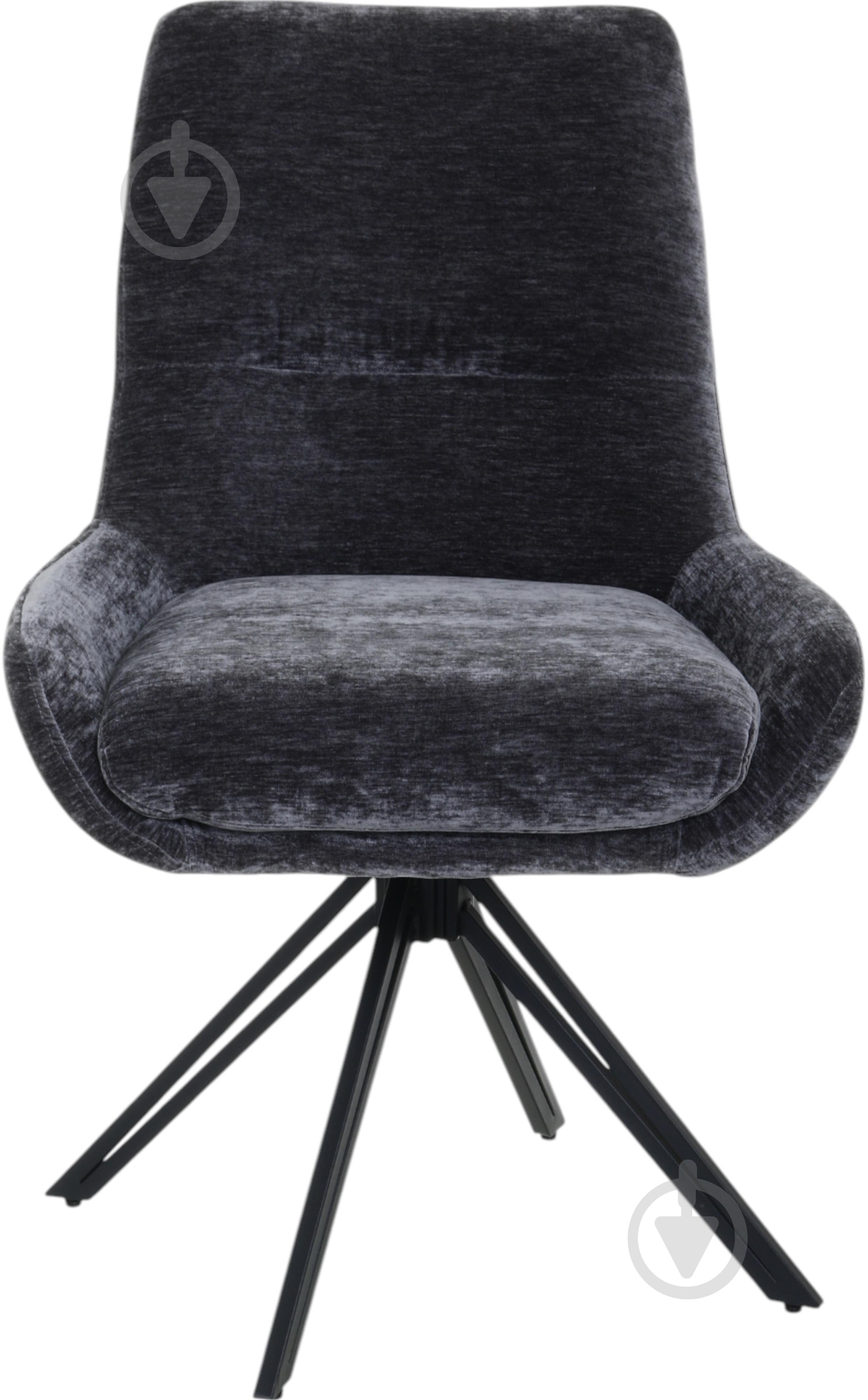 Кресло Центр Меблів Callas BFT-1213 ткань Chloe 5 Ash синий / черный - фото 1