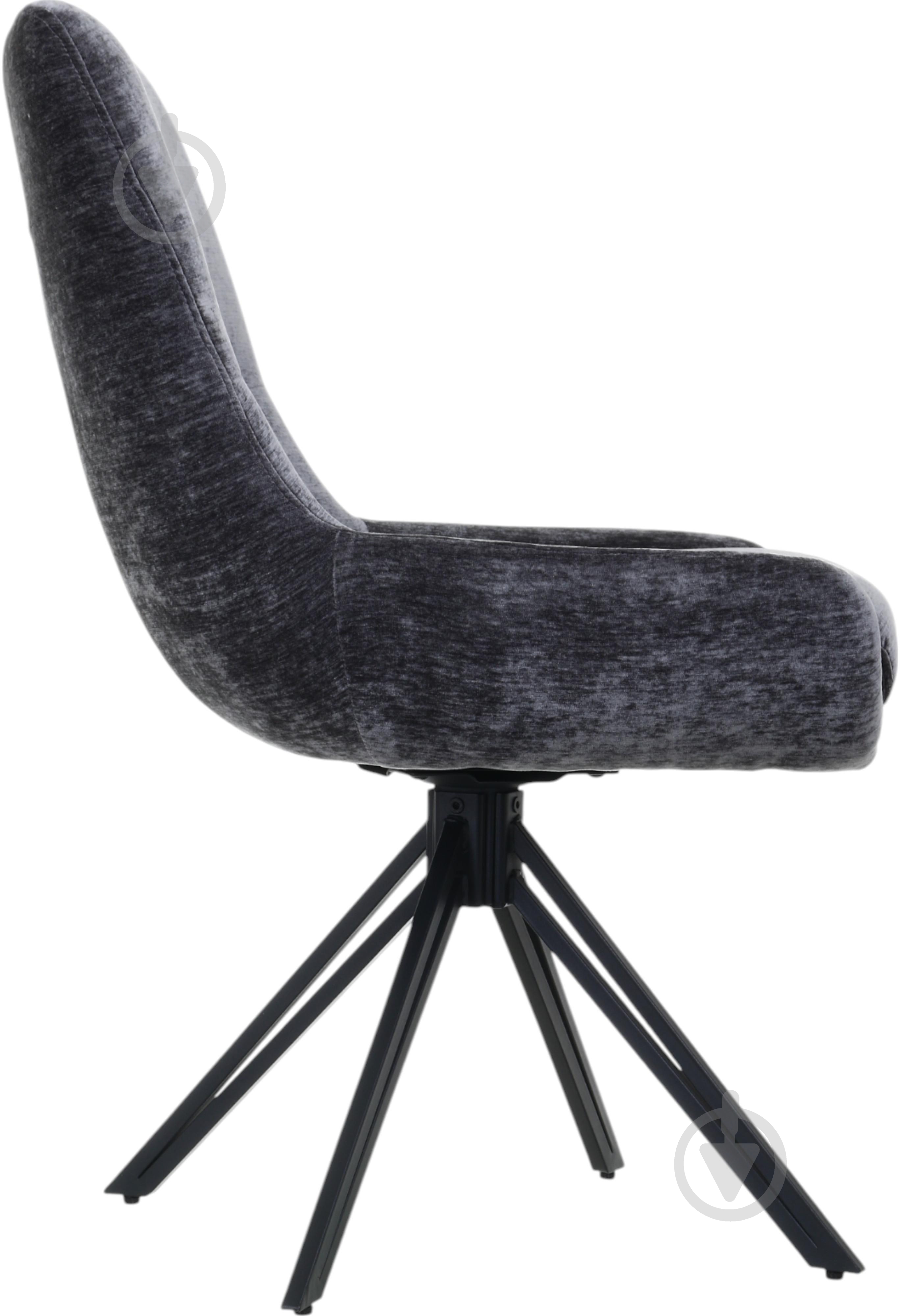 Кресло Центр Меблів Callas BFT-1213 ткань Chloe 5 Ash синий / черный - фото 4