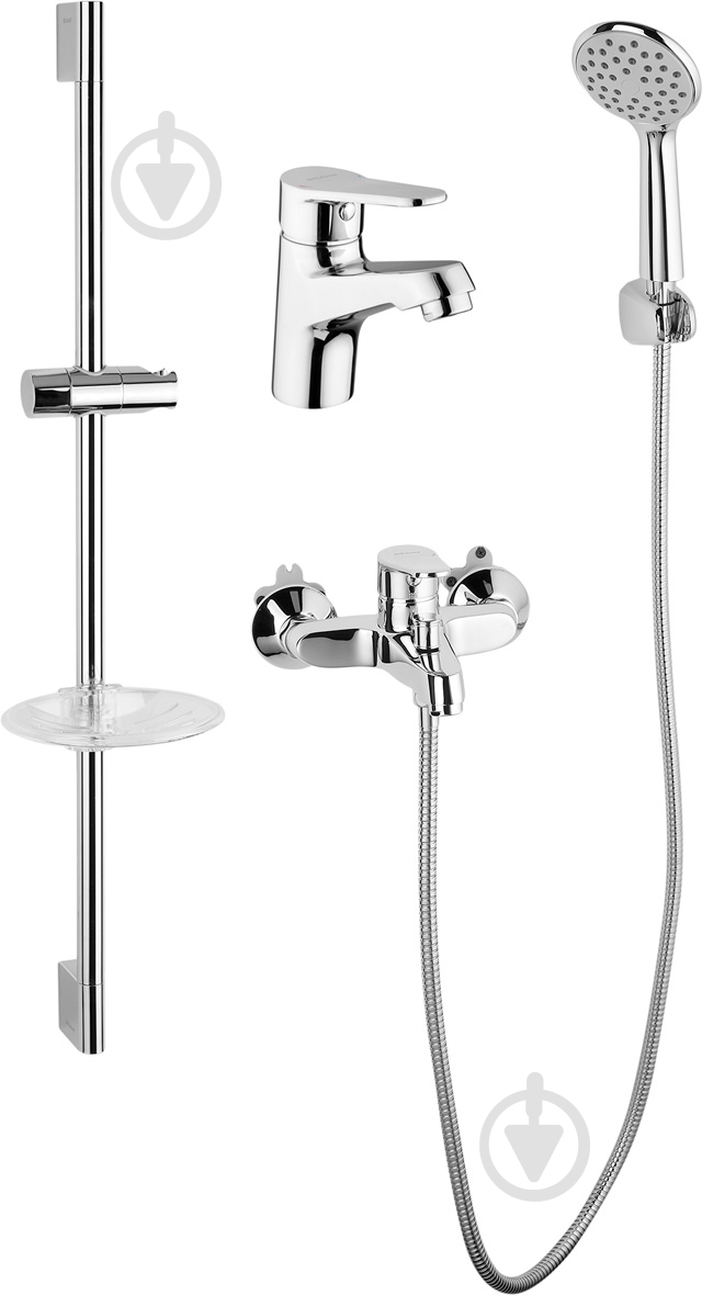 Набір змішувачів Bravat 3 в 1 Eco-K F00313C - фото 1