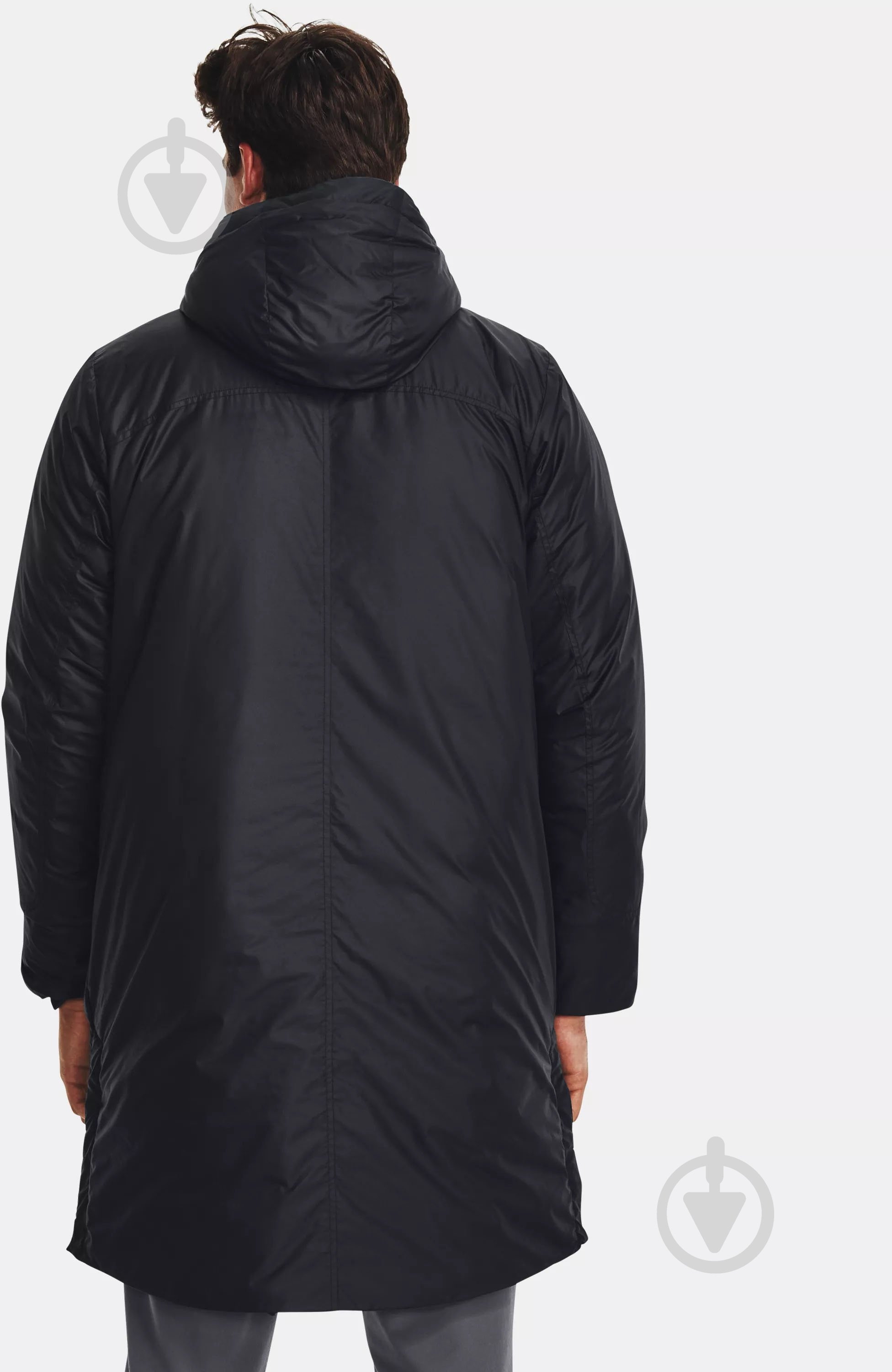 Куртка-парка мужская Under Armour UA STRM INS BENCH COAT 1380869-001 р.S-M черная - фото 2
