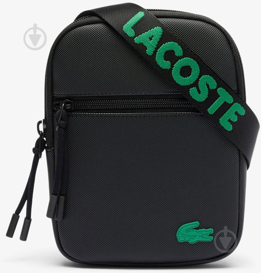 Сумка через плече Lacoste NH4679TX-N71 чорний - фото 1 Сумка через плече Lacoste NH4679TX-N71 чорний - фото 1