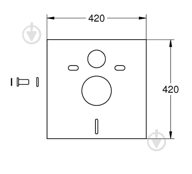 Звукоизолирующая прокладка Grohe 37131000T - фото 2
