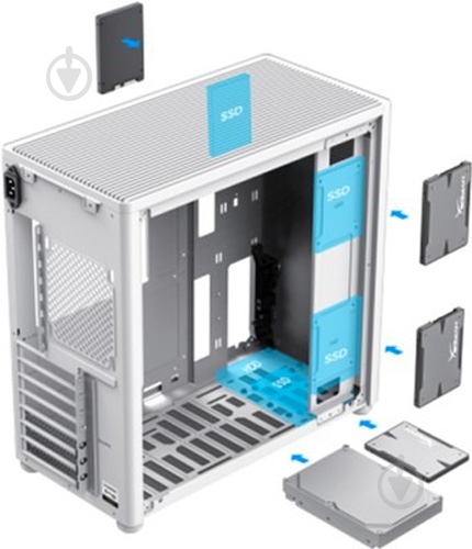 Корпус GameMax Spark Pro Full White - фото 8