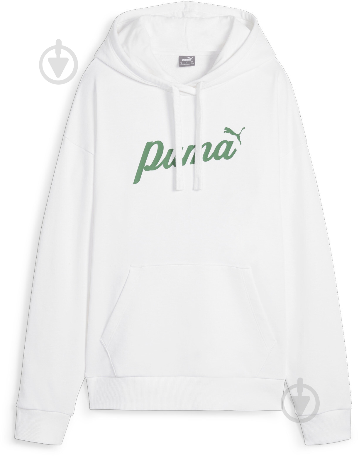 Джемпер Puma ESS+ SCRIPT HOODIE TR 67934802 р.L белый - фото 1
