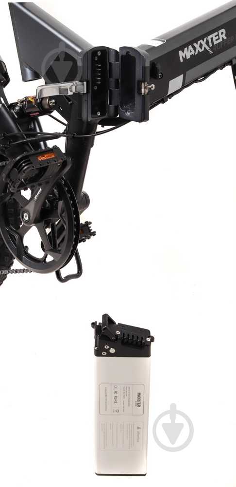 Электровелосипед Maxxter Ruffer Max black/grey - фото 15