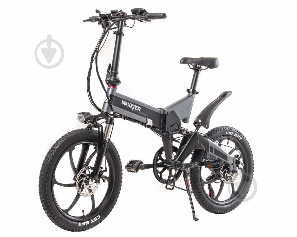 Электровелосипед Maxxter Ruffer Max black/grey - фото 1